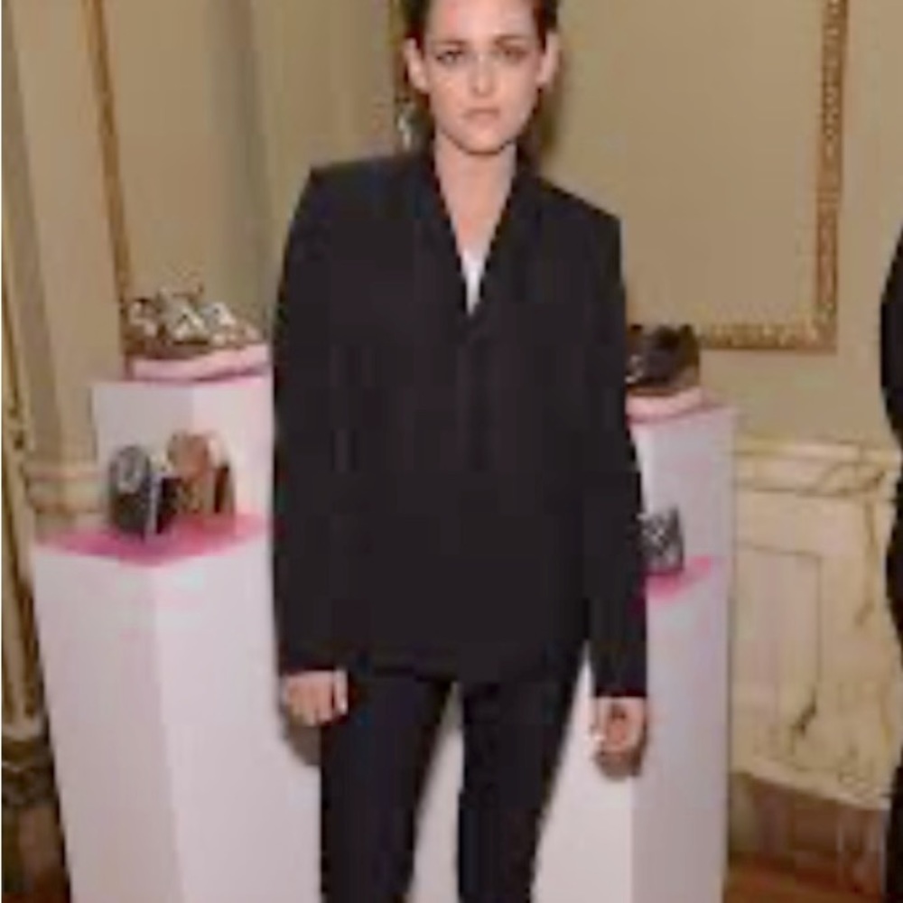 Stella McCartney Black Silk Blazer